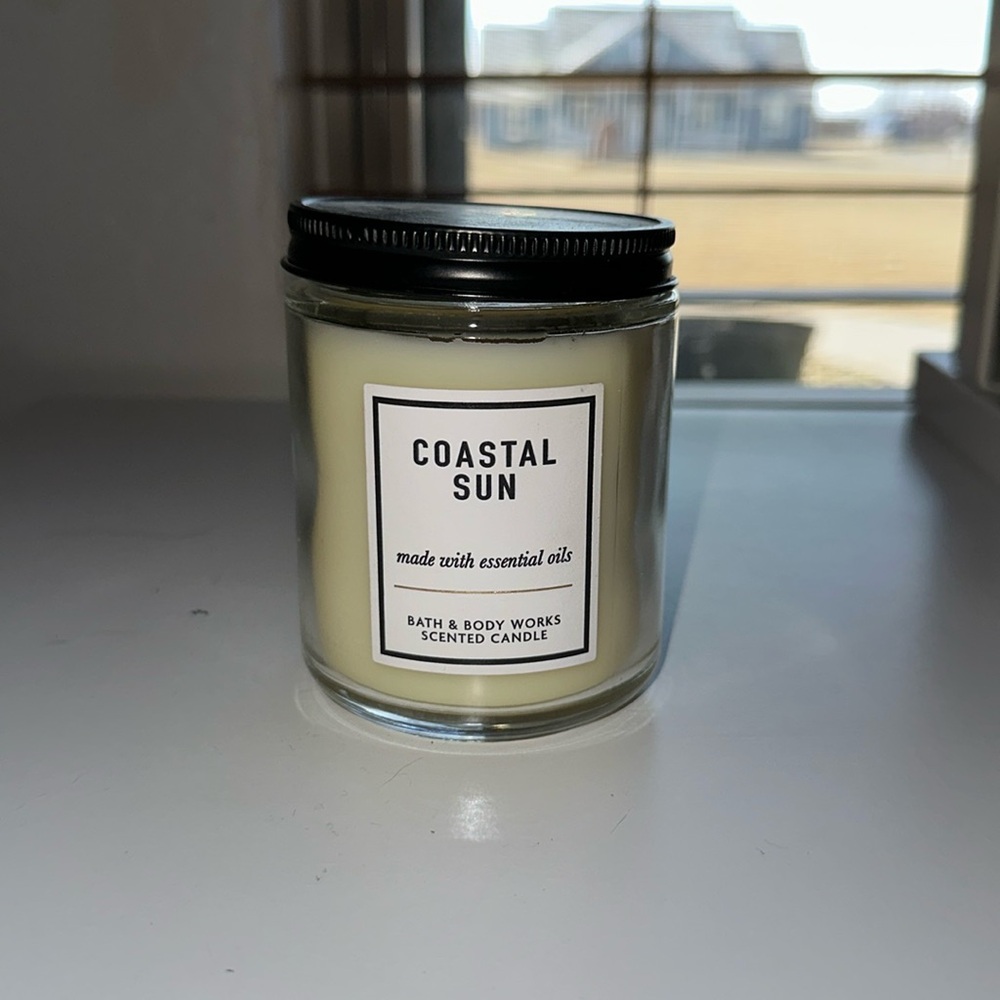 COASTAL SUN bath and body works single wick